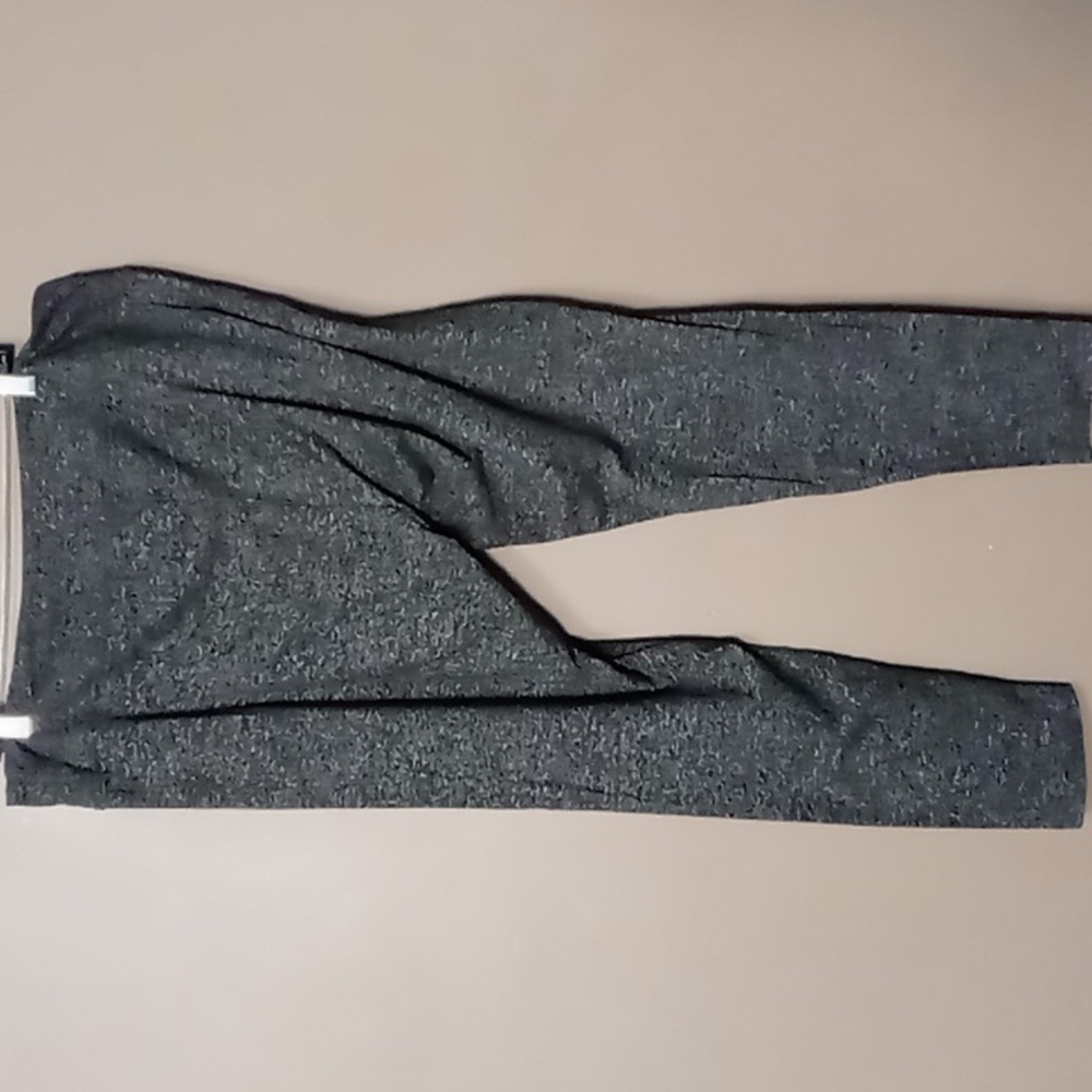 Ready to Go Black/Gray Patterned Athletic Leggings Size 3X - Picture 2 of 6